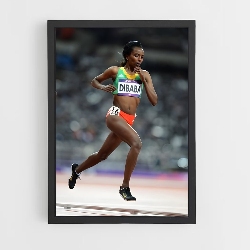 Poster En Piste Vers La Victoire – affiche Athlétisme (vue 2)